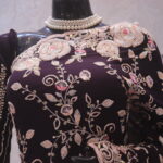 “The Deep Wine” Premium Designer Saree