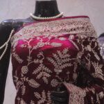 “The Wine Crystals” Premium Designer Saree